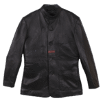 Douglas Black Blazer Leather Jacket For Men