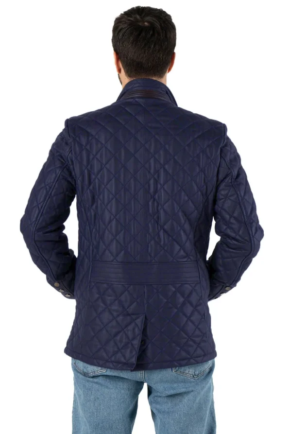 Dario-Mens-100-Real-Navy-Blue-Leather-Diamond-Quilted-Jacket-4