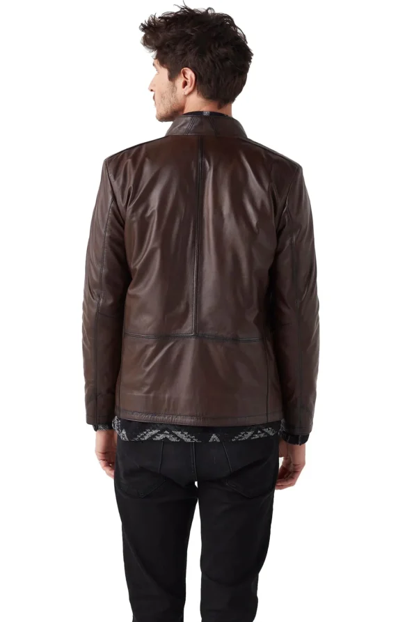 Greco-Mens-100-Real-Brown-Leather-Stylish-Jacket-5