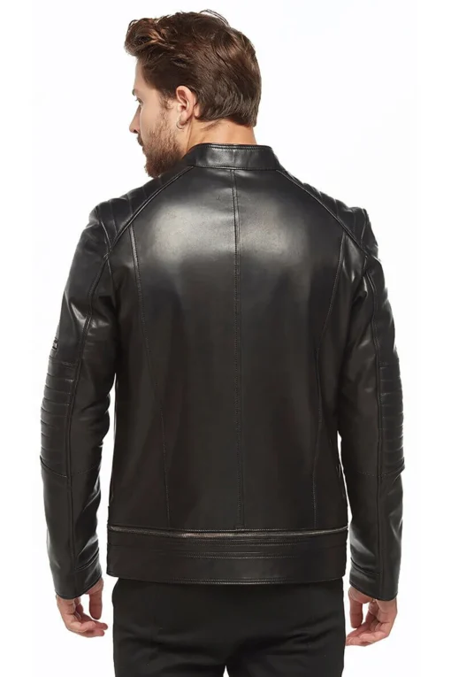 Andrew Stylish Leather Jacket For Men - Image 4