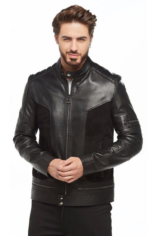 Andrew Stylish Leather Jacket For Men - Image 2