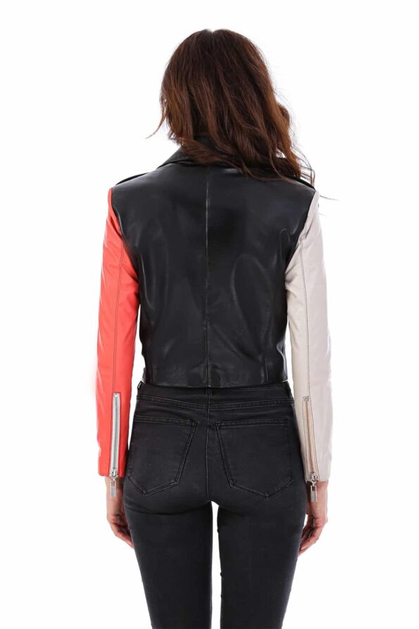 Womens-100-Real-Black-Leather-Biker-Stylish-Jacket-2