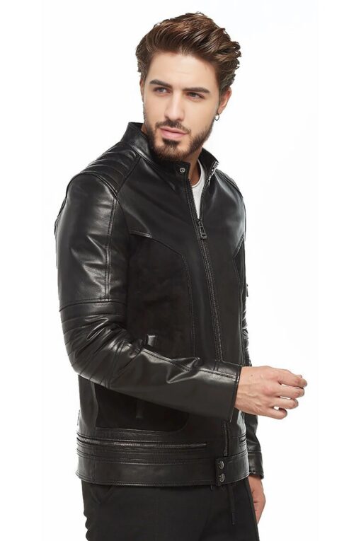 Andrew Stylish Leather Jacket For Men - Image 3